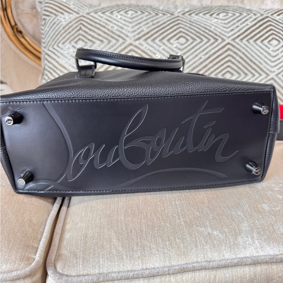 Christian Louboutin Funky Empire Leather Black Handbag - Picture 8 of 16